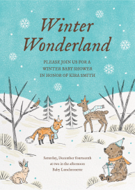 Frosty Fun - Baby Shower Invitation by Paperless Post