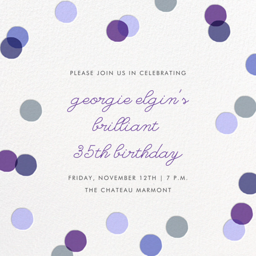 Carnaby - Birthday Invitation by paperless_post