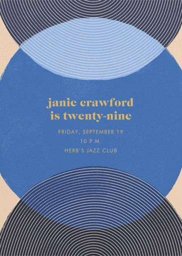 Concentrics - Birthday Invitation by Paperless Post