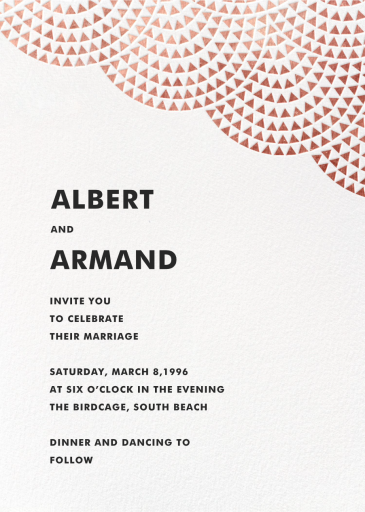 Savoy - Wedding Invitation by Paperless Post