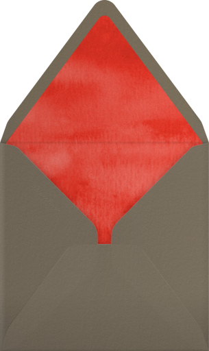 Cranberry Wreath - Felix Doolittle Envelope