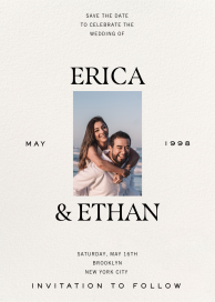 Ever After Photo - Save the Date by Paperless Post