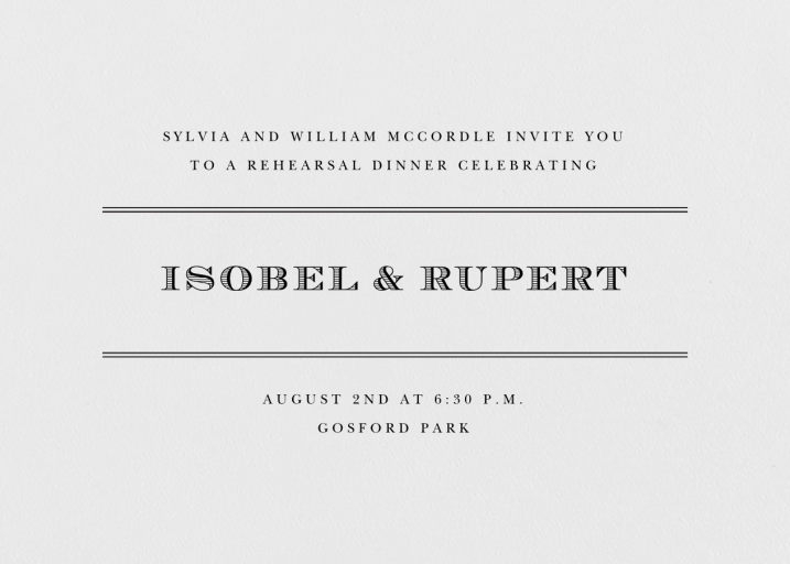 Emerson - Dinner Party Invitation by Paperless Post