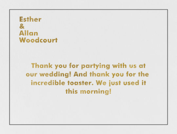 Bauhaus (Thank You) by Crane & Co.