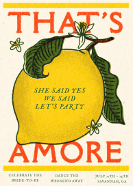 That's Amore - Bachelorette Party Invitation by Paperless Post