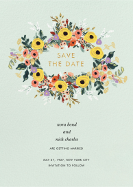 Buttercup Garland - Save the Date by Rifle Paper Co.