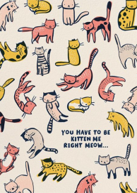 Right Meow - Thank You Card by Hello!Lucky