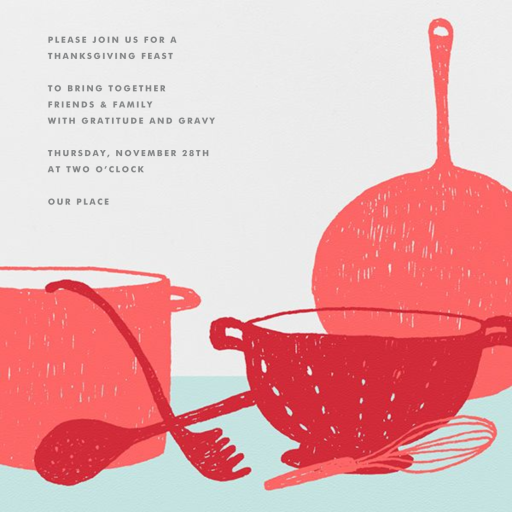 What’s Cooking? - Square by Paperless Post