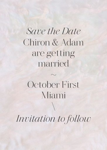 Pearlescent - Save the Date by Paperless Post
