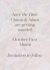Pearlescent - Save the Date by Paperless Post