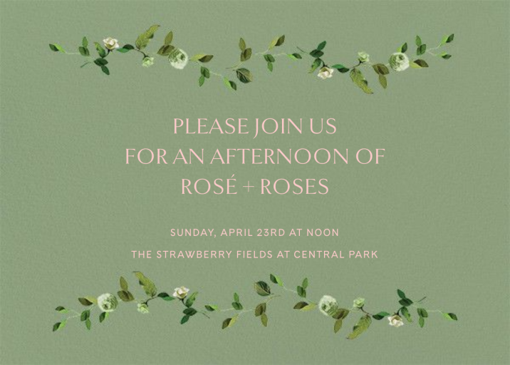 Cadenza - Spring Party Invitation by Venamour