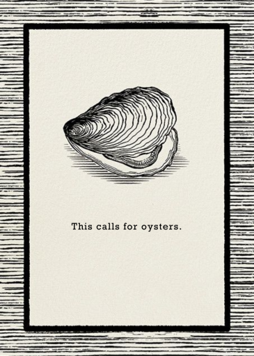 The Big Oyster - Work Anniversary Card by Paperless Post