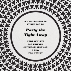 Radial Triangles by Paperless Post