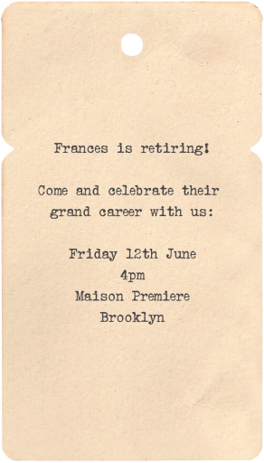 Tag Along - Thx - Invitation by Annie Atkins - Back