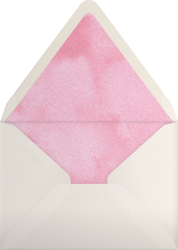 Illustrated Cake Birthday Invitation Envelope
