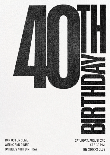 Biggie - Birthday Invitation by Paperless Post