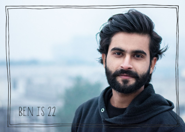 Double Hand Drawn Bordered - Birthday Invitation by Linda and Harriett