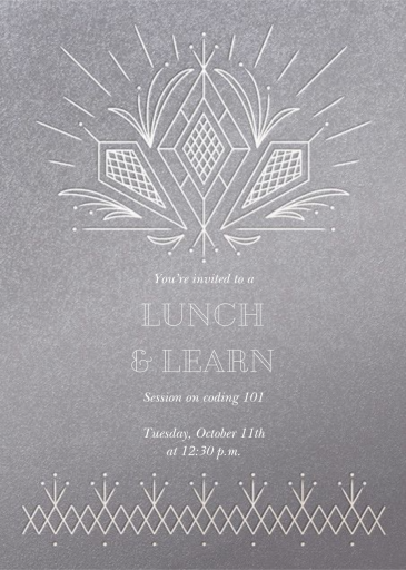 Crystal Clear - Party Invitation by Paperless Post