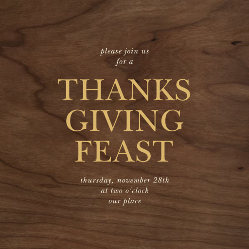 Wood Grain Dark - Housewarming Invitation by Paperless Post