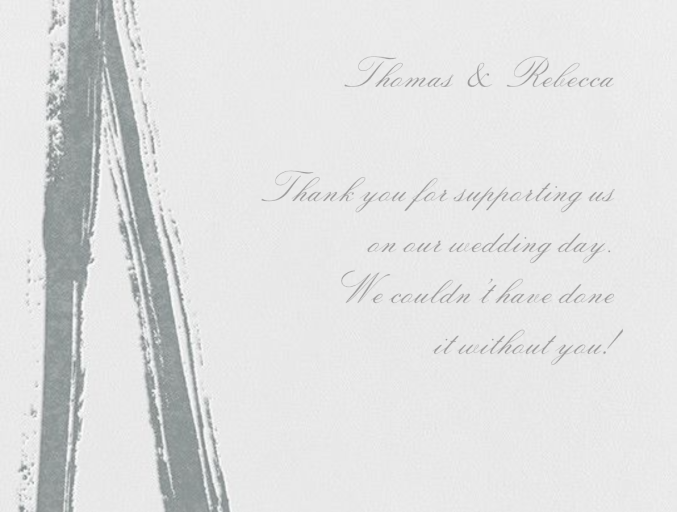 Gesso I (Thank You) - Stationery by Paperless Post