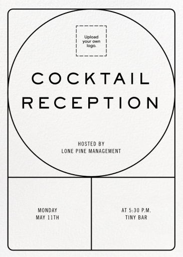 Golden Ratio (Customizable Template) - Cocktail Party Invitation by Paperless Post