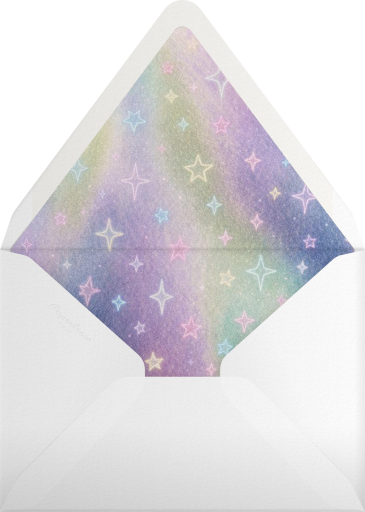 Photo K-Pop Neon Light Invitation Envelope