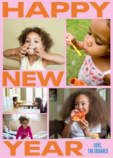 Biggest News - New Year's Card by Paperless Post