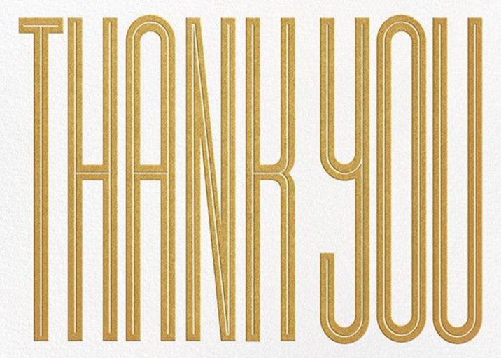 Massive Thanks - Greeting Card by Paperless Post