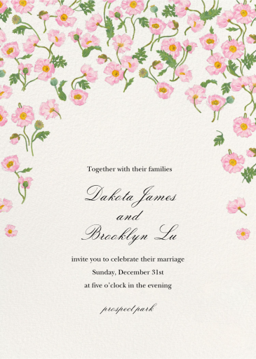 In the Cosmos - Wedding Invitation by Oscar de la Renta