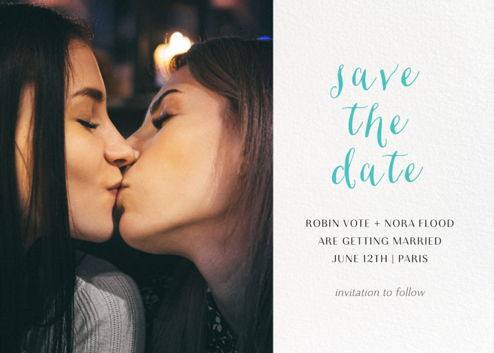 Photo Spread - Save the Date by Paperless Post