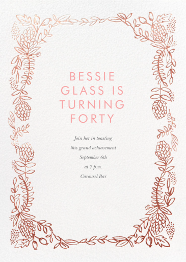 Botanical Lace - Birthday Invitation by Rifle Paper Co.