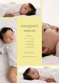 Quad - Birth Announcement by Paperless Post