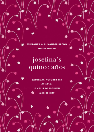 Long Stems - Quinceañera Invitation by kate spade new york