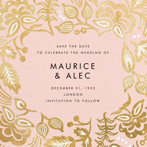 Russian Caravan - Save the Date by Rifle Paper Co.