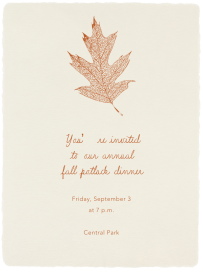 Deckle Cream Smooth by Paperless Post