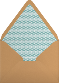 Retro Robot - Petit Collage Envelope