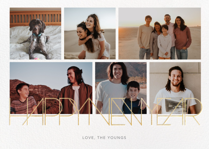 Avant-Garde New Year - New Year's Card by Paperless Post