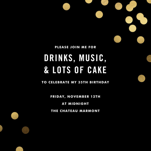 Confetti (Square) - Bar & Bat Mitzvah Invitation by kate spade new york