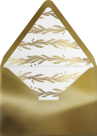Festive Winter Pine - Paperless Post Envelope