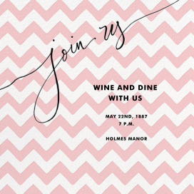 Join Us (Chevron) by Linda and Harriett