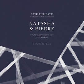 Channels (Square) - Save the Date by Kelly Wearstler