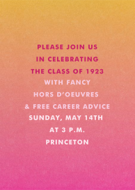 Gradient Full - Graduation Party Invitation by Paperless Post