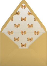 Golden Wreath - Paperless Post Envelope