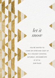 Tilt - Winter Party Invitation by Kelly Wearstler