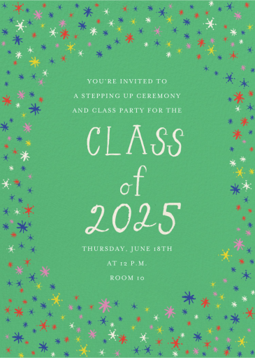 Dazzling Grad - Graduation Party Invitation by Mr. Boddington's Studio