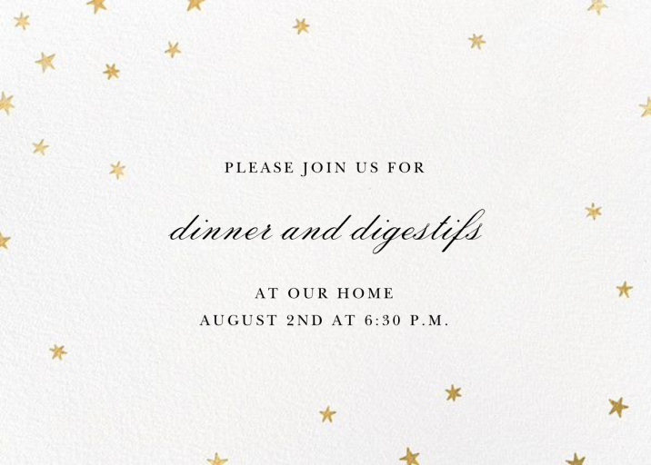 Nightly (Tall) - Cocktail Party Invitation by Paperless Post