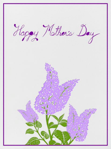 Lilac Flowers by Paperless Post