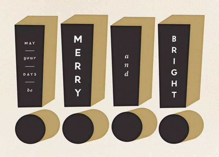 Exclamation Marks - Christmas Card by The Indigo Bunting