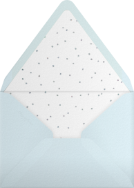 Winter Snow Globe - Paperless Post Envelope
