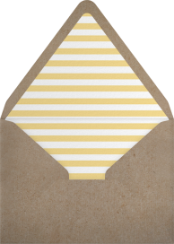 Garden Flowers Invitations - The Indigo Bunting Envelope